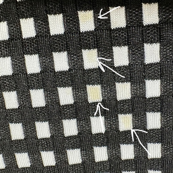 Express Columnist Black & White Checkered Pants with 4 Pockets Size 8R - Picture 13 of 13